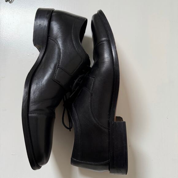 Johnston & Murphy Men’s Black Cap Toe Oxford Dress Shoes Leather Size 11 M main image 9